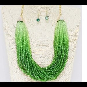 Green Necklace Set